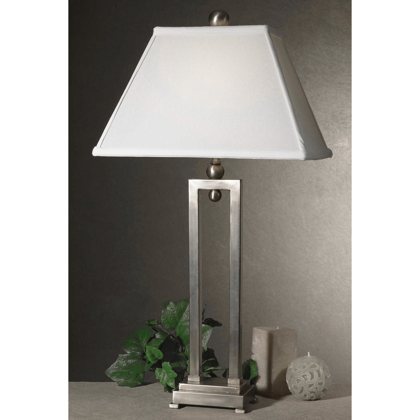 Uttermost 27800 Conrad Silver Table Lamp