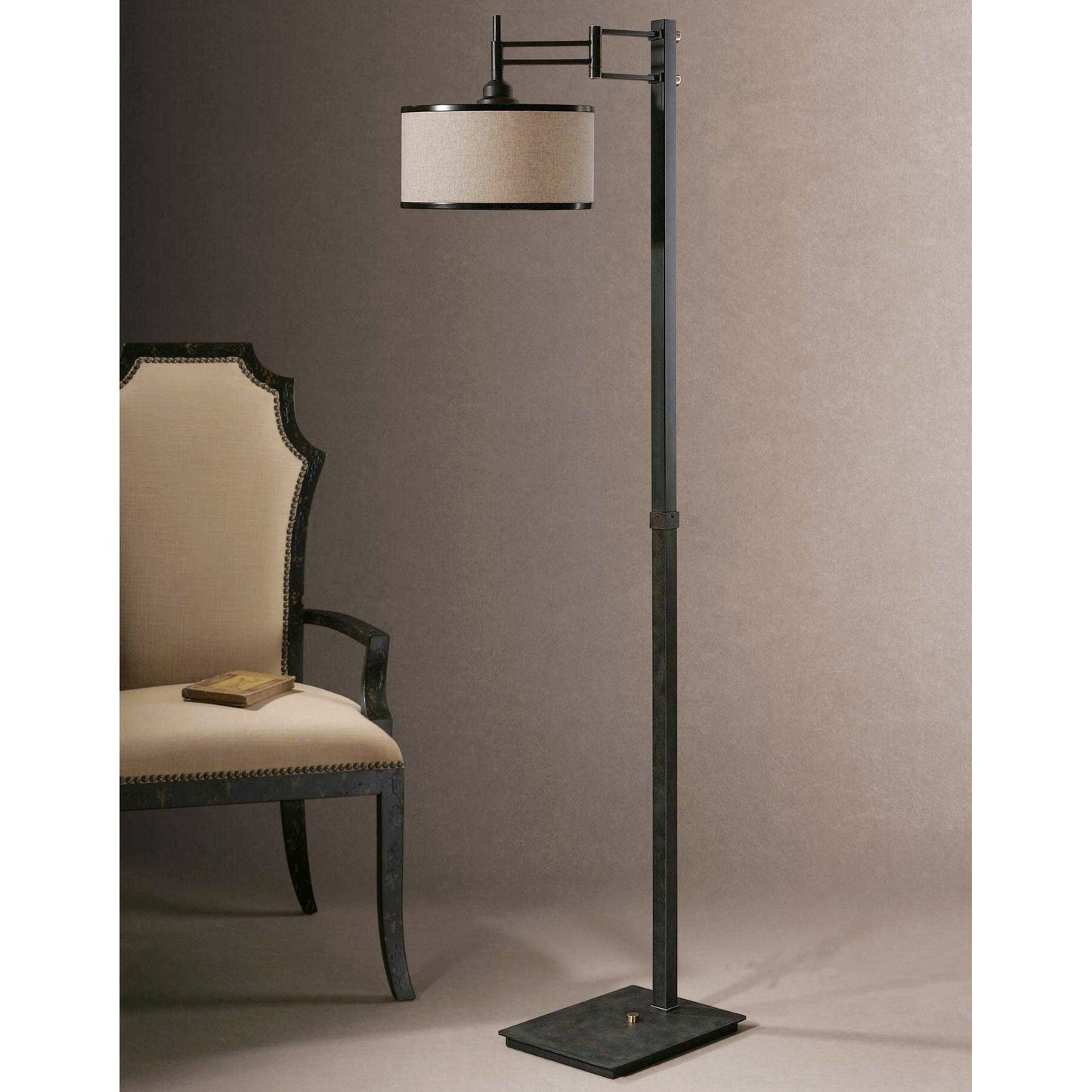Uttermost 28587-1 Prescott Metal Floor Lamp