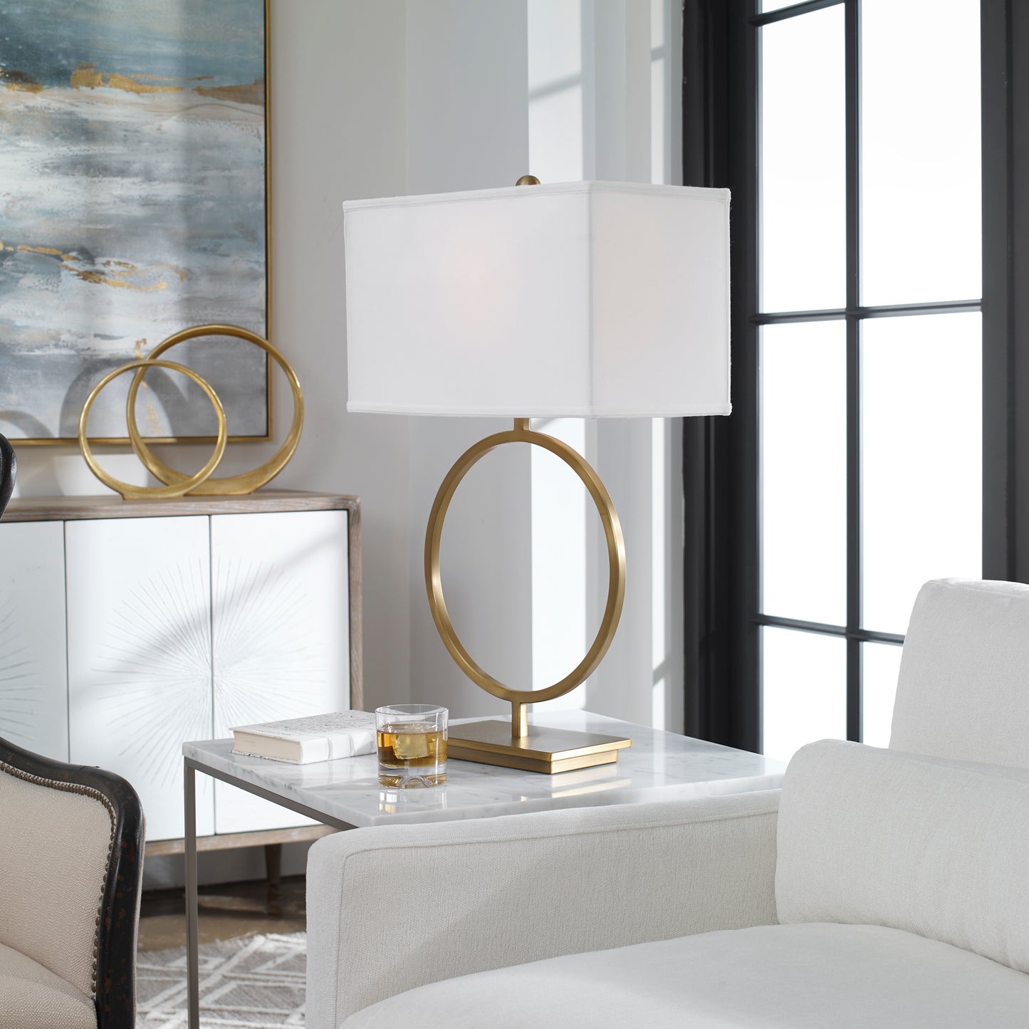 Uttermost 26559-1 Duara Circle Table Lamp