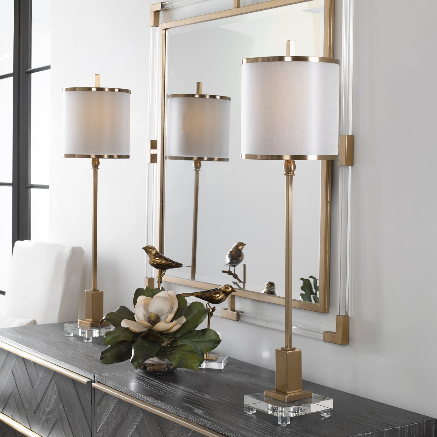 Uttermost 29940-1 Villena Brass Buffet Lamp