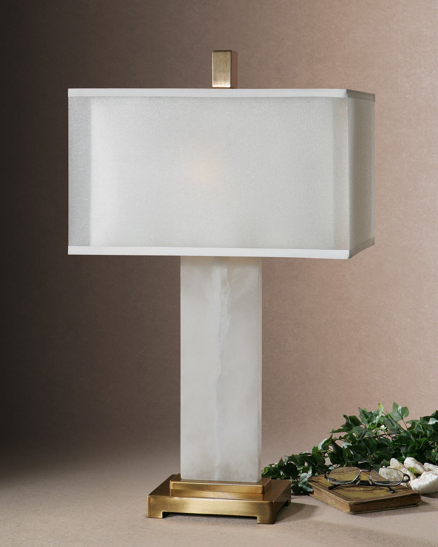 Uttermost 26136-1 Athanas Alabaster Lamp