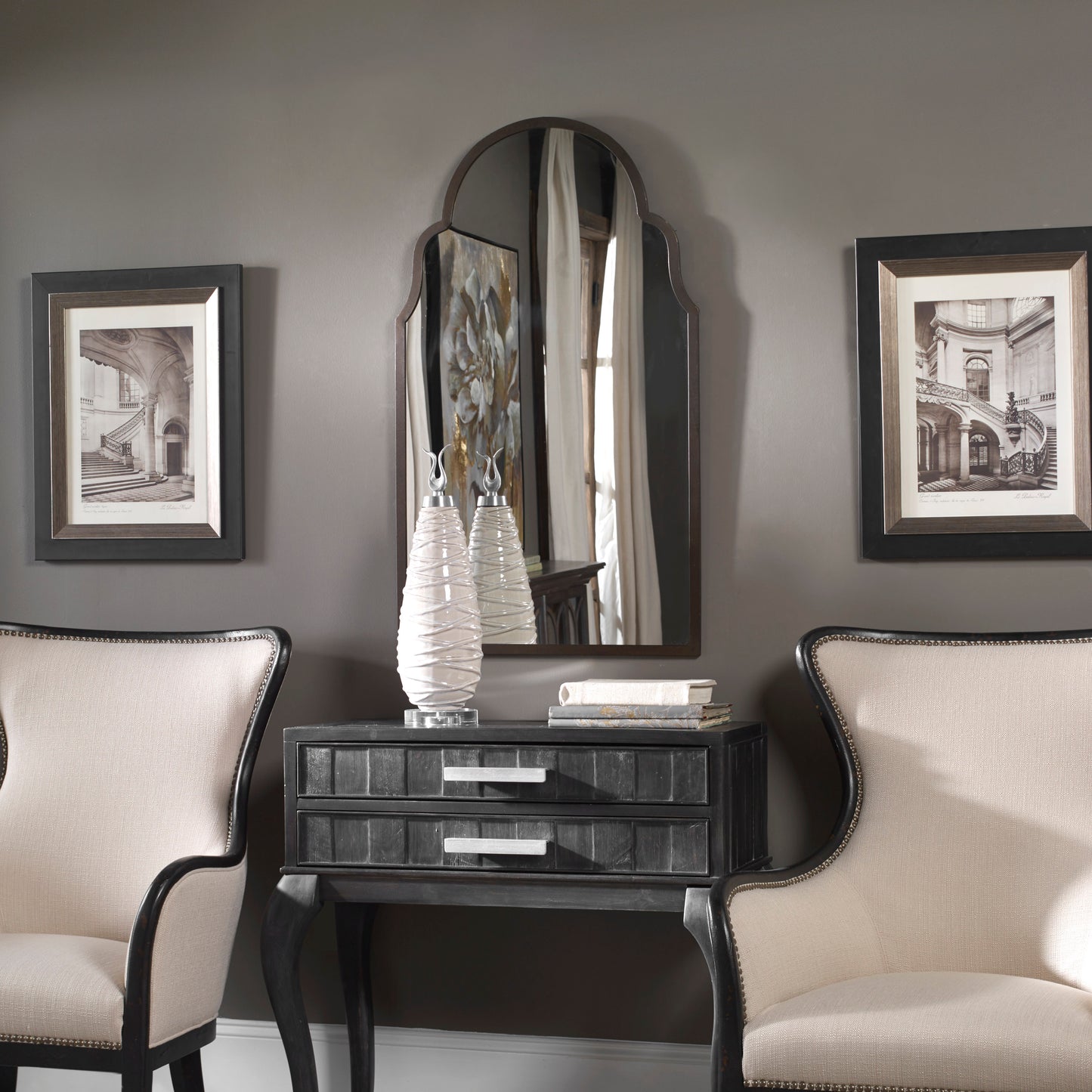 Uttermost 12668 P Brayden Arch Metal Mirror
