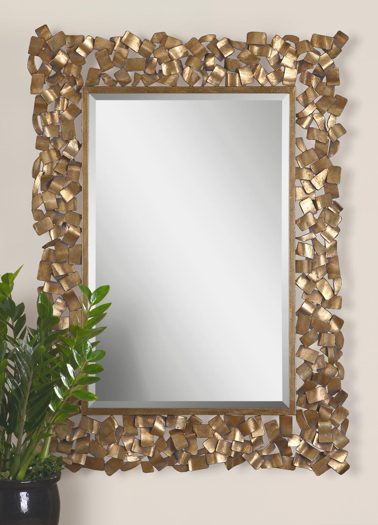 Uttermost 12816 Capulin Antique Gold Mirror