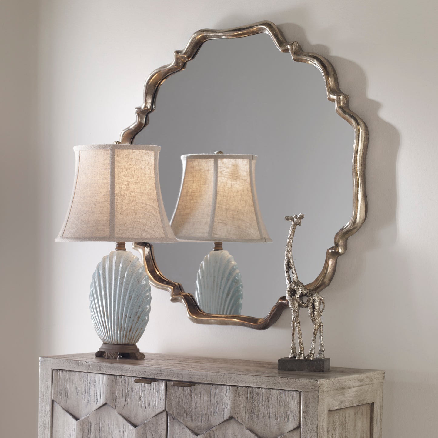 Uttermost 12849 Valentia Silver Mirror