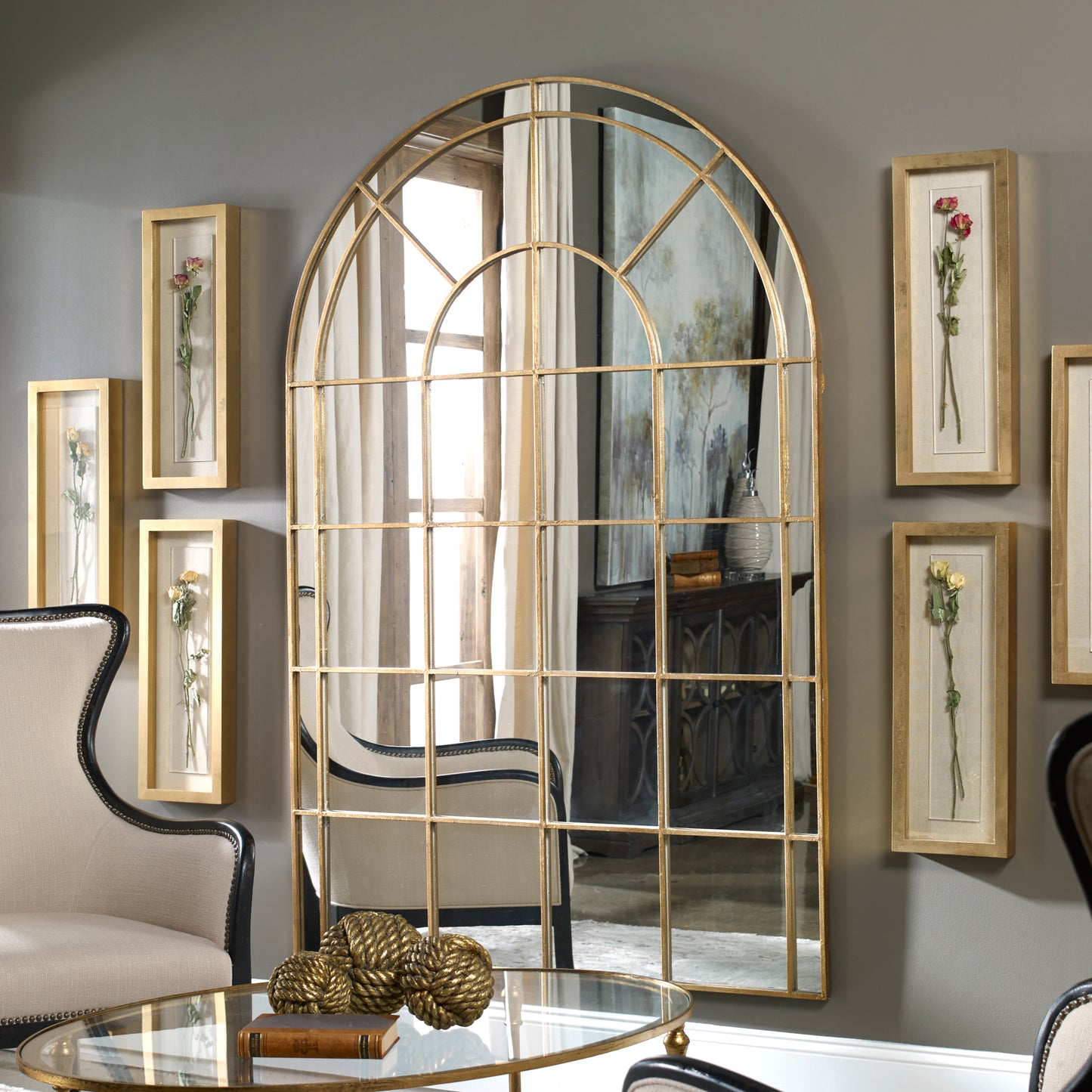 Uttermost 12866 Grantola Arched Mirror