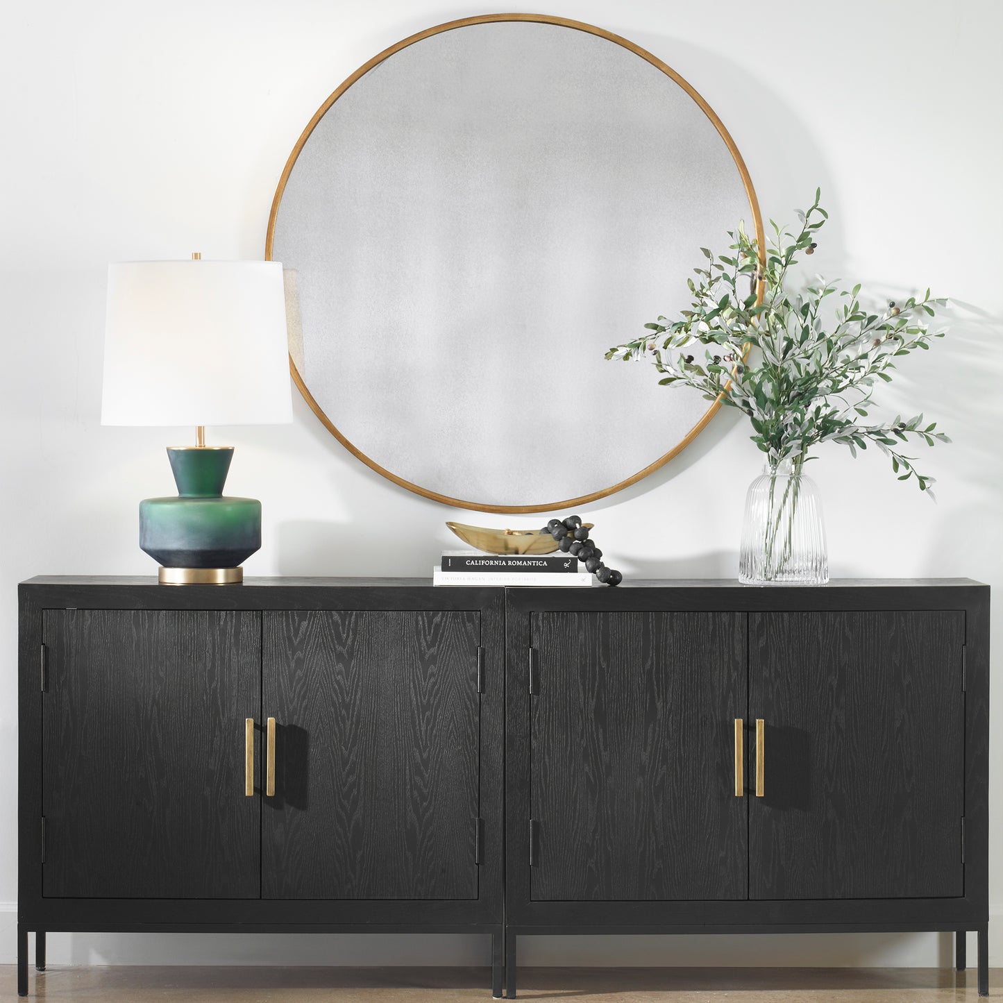 Uttermost 13887 Junius Round Gold Mirror