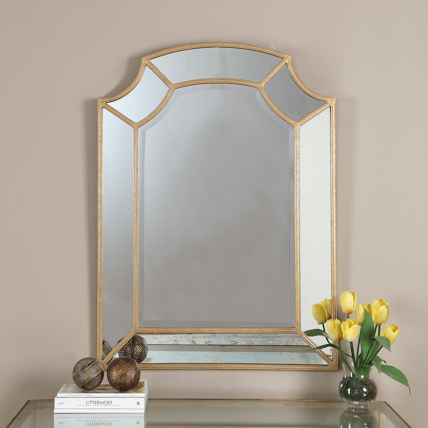 Uttermost 12929 Francoli Gold Arch Mirror