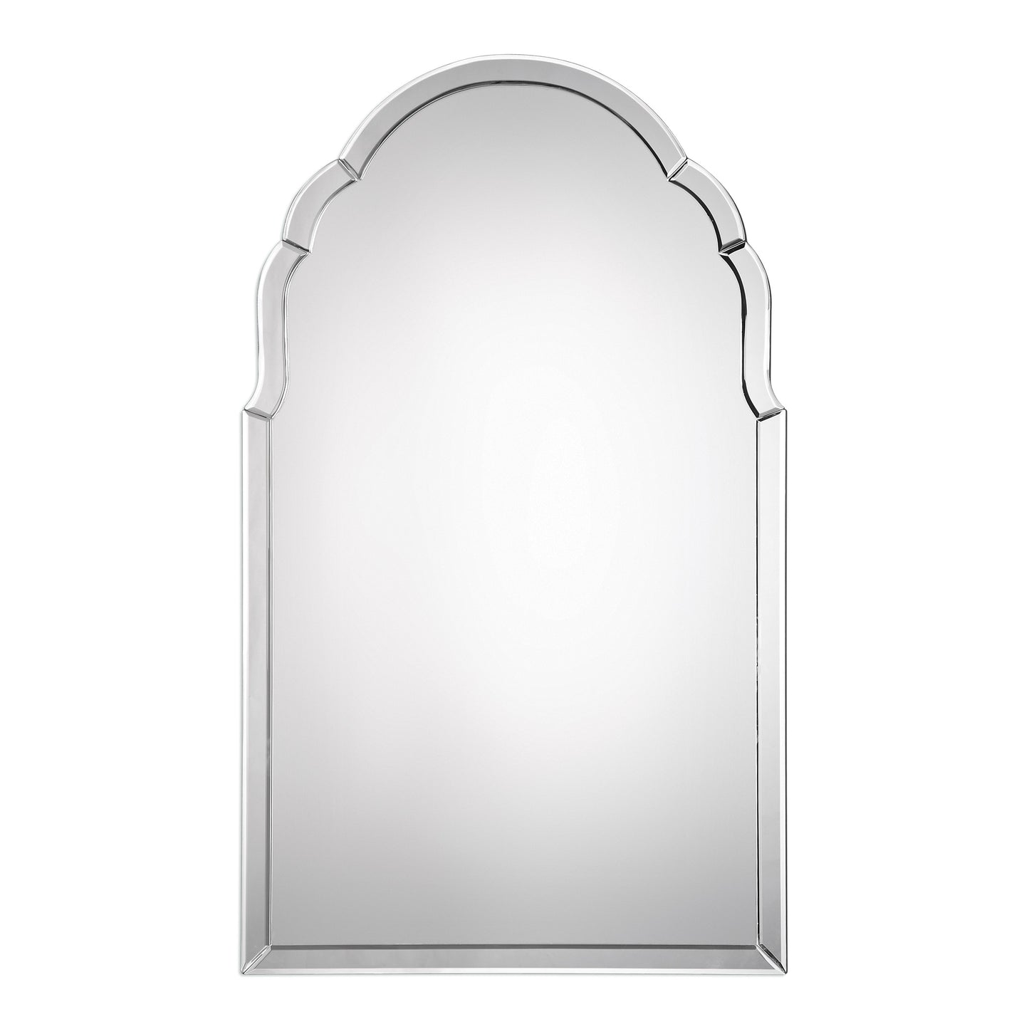 Uttermost 09149 Brayden Frameless Arched Mirror