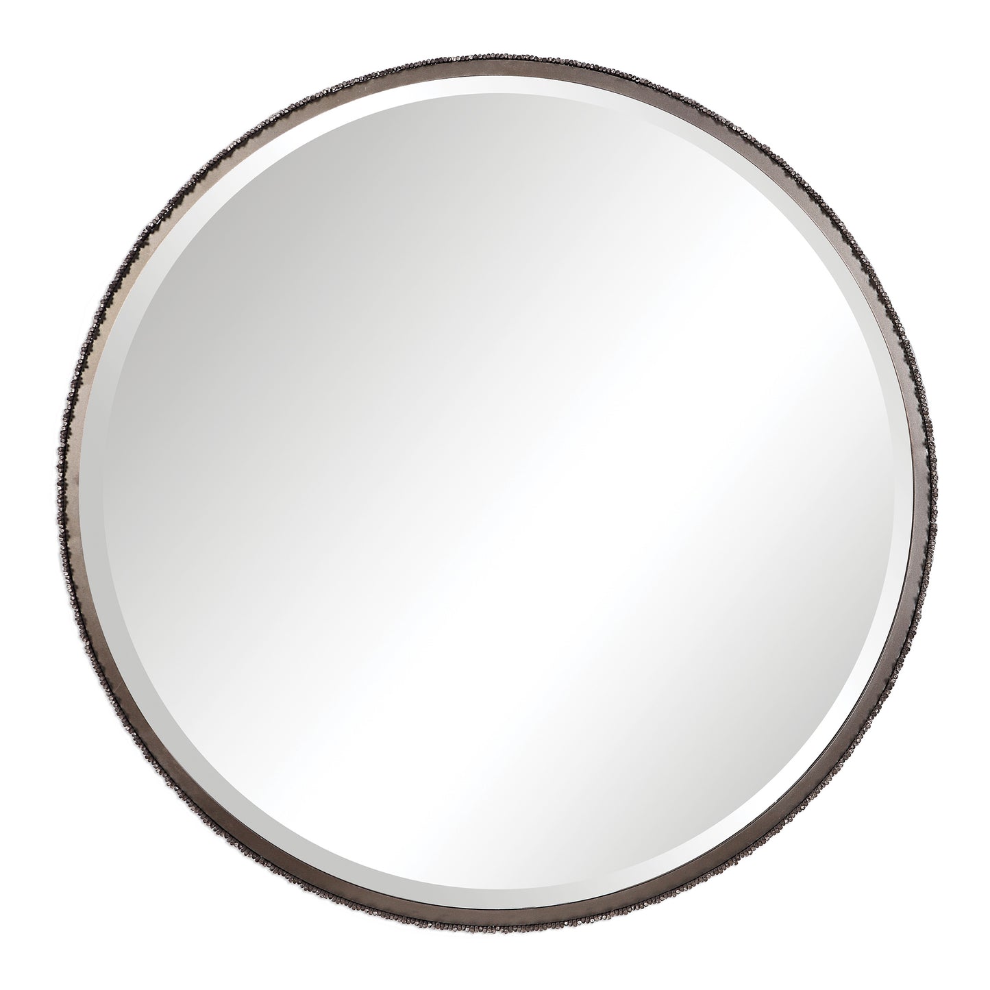 Uttermost 09496 Ada Round Steel Mirror