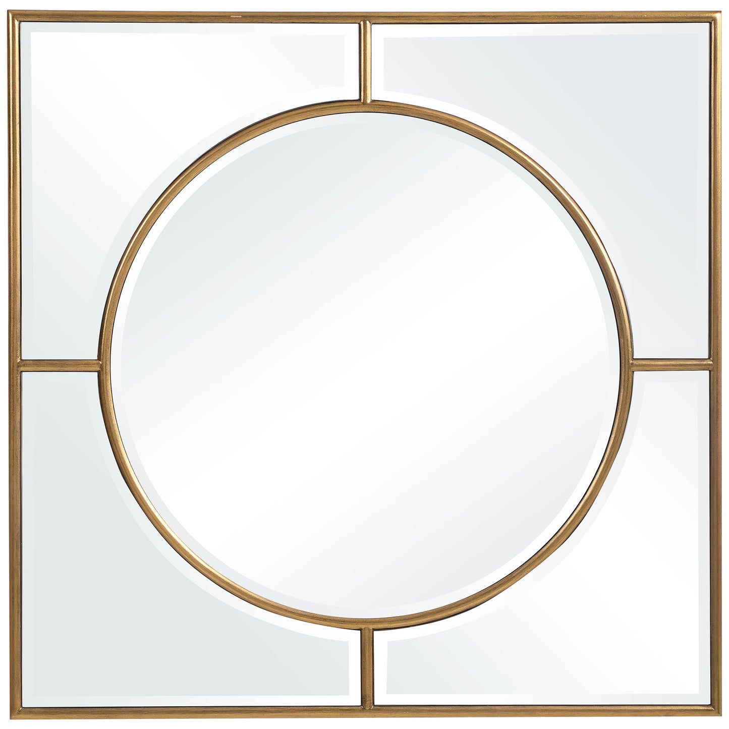 Uttermost 09673 Stanford Gold Square Mirror