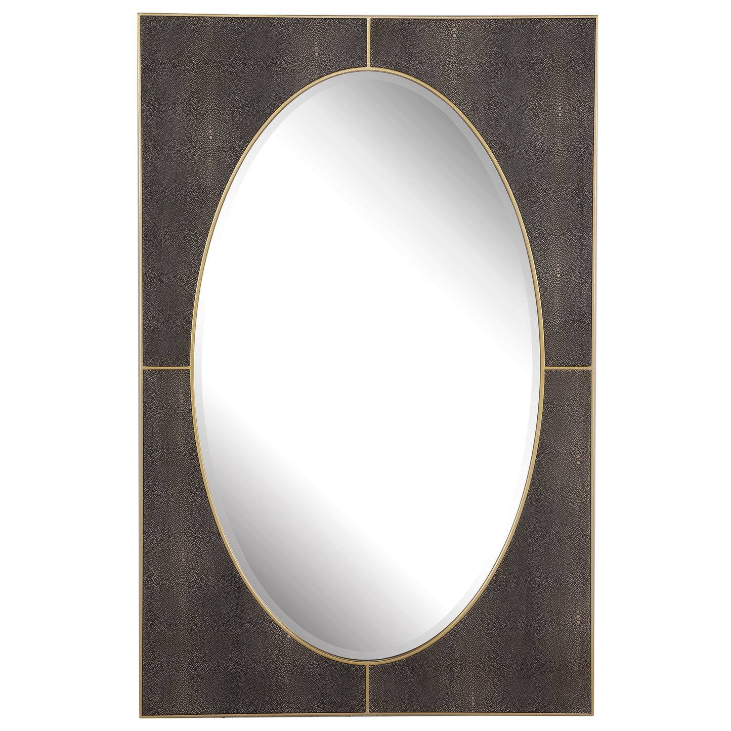 Uttermost 09679 Cyprus Gray Shagreen Mirror