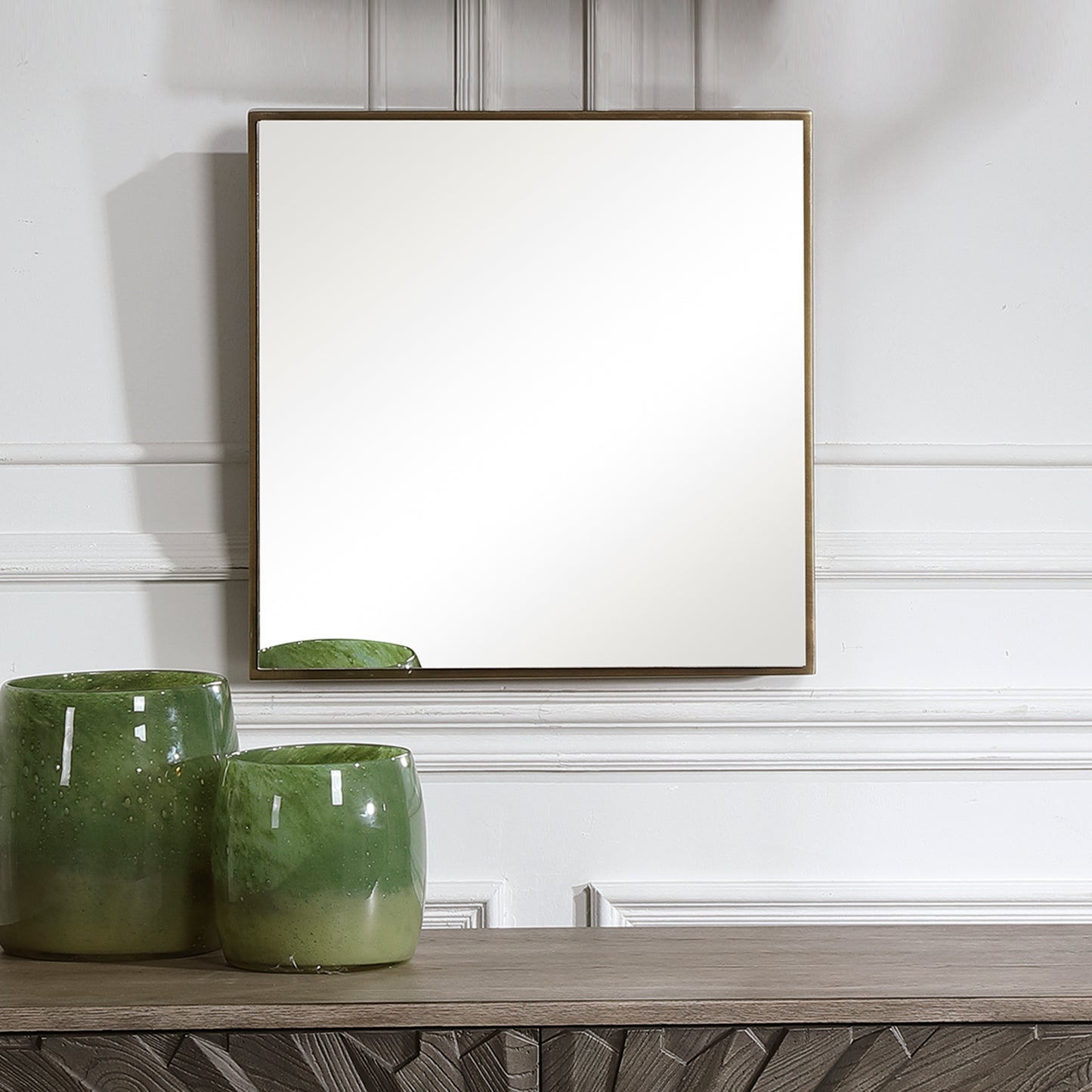 Uttermost 09686 Balmoral Modern Square Mirror