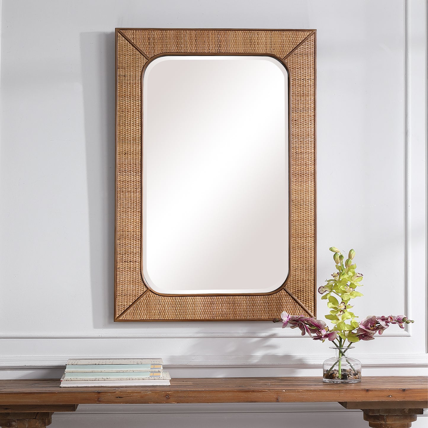 Uttermost 09687 Tahiti Rattan Mirror