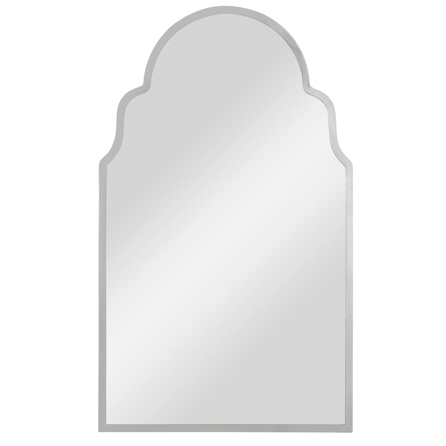 Uttermost 09697 Brayden Nickel Arch Mirror