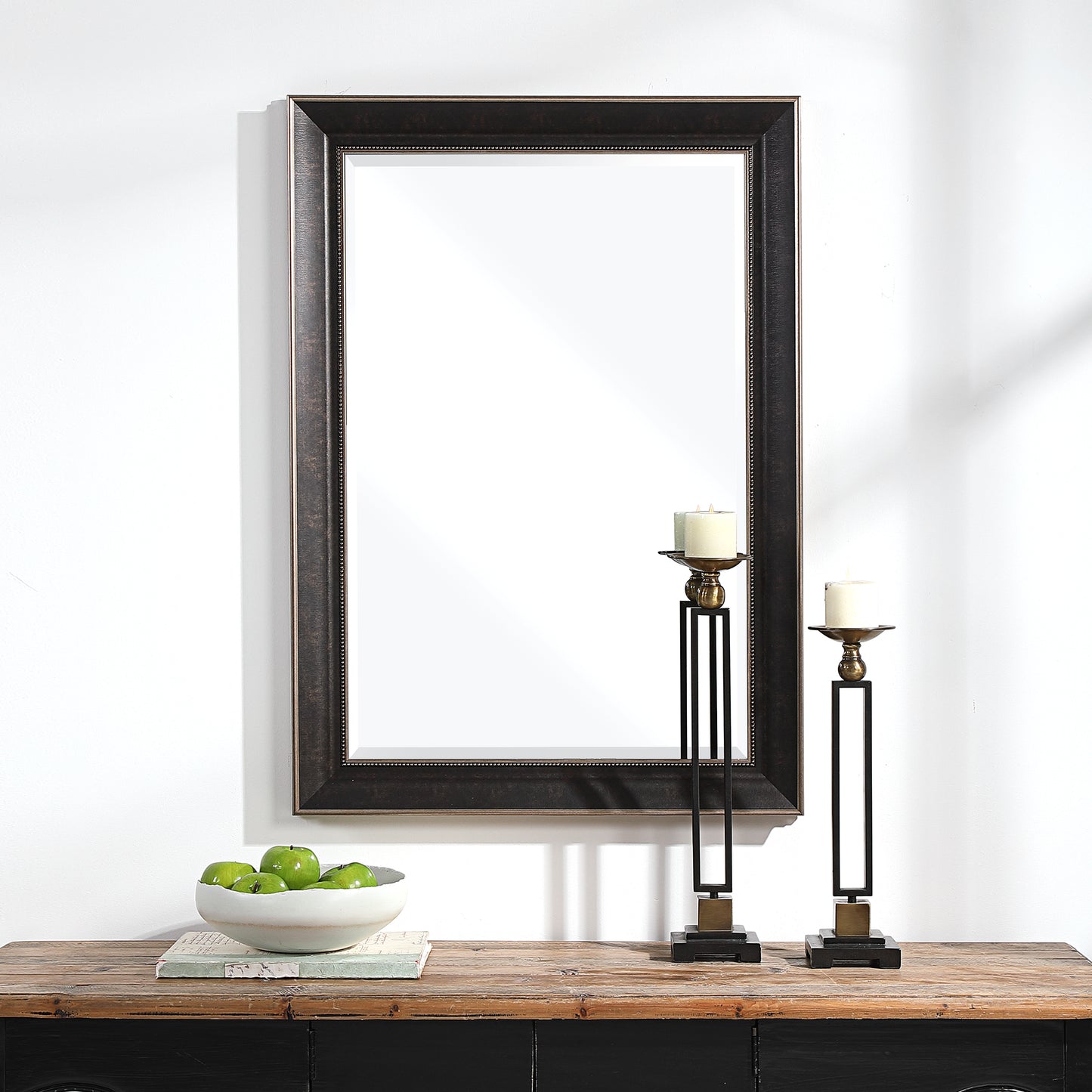 Uttermost 09721 Mercer Dark Bronze Traditional Mirror