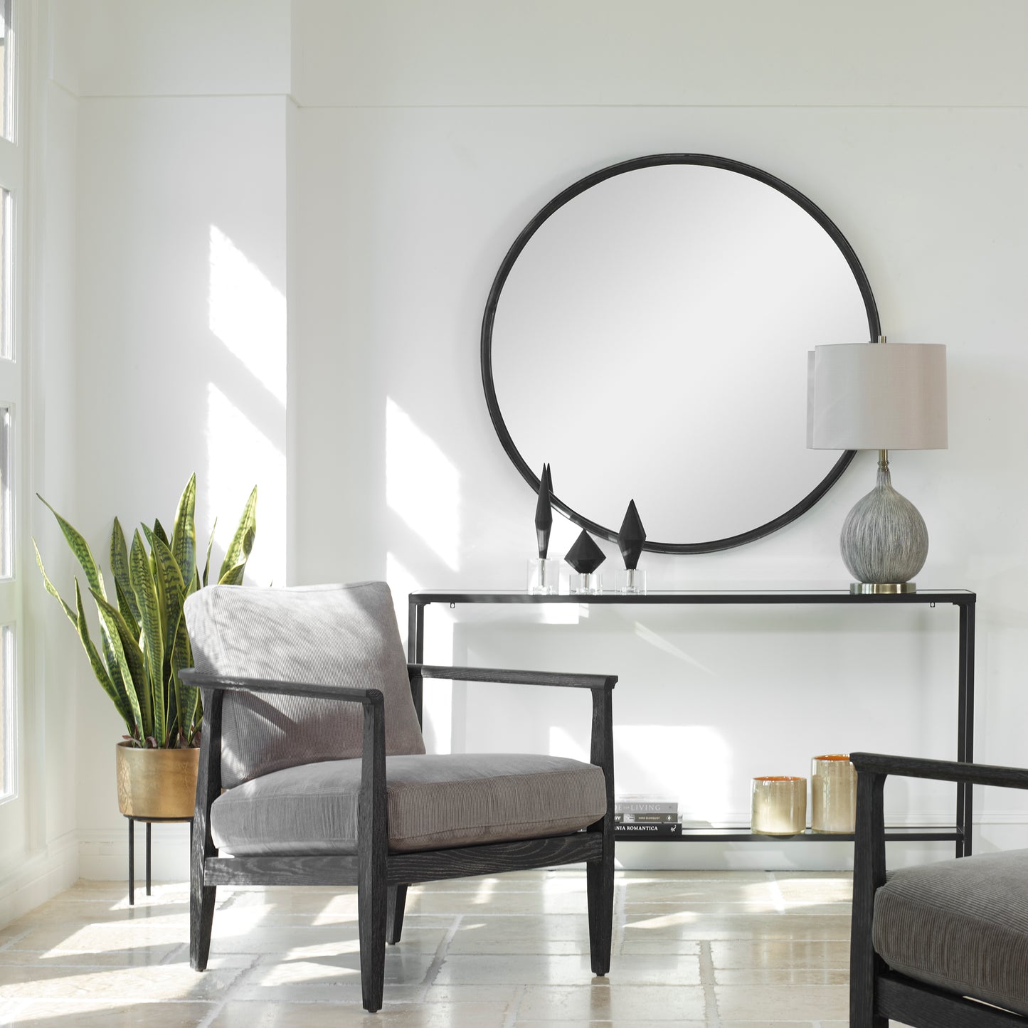Uttermost 09737 Dawsyn Round Mirror