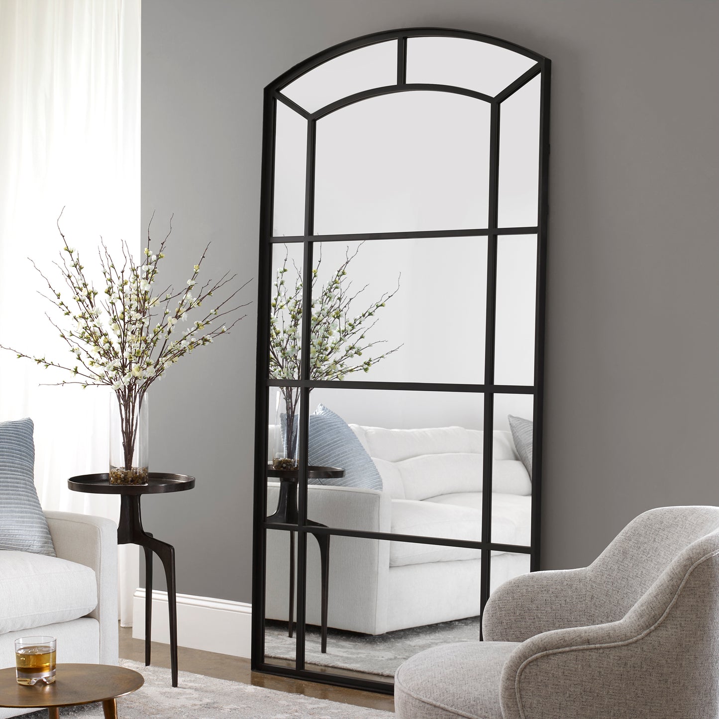 Uttermost 09752 Camber Oversized Arch Mirror