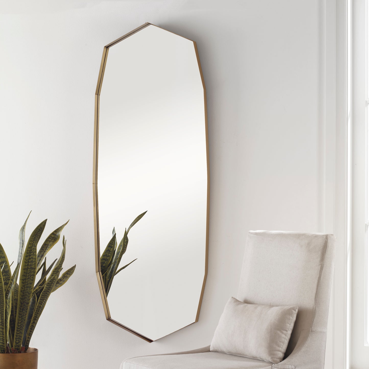 Uttermost 09764 Vault Oversized Angular Mirror