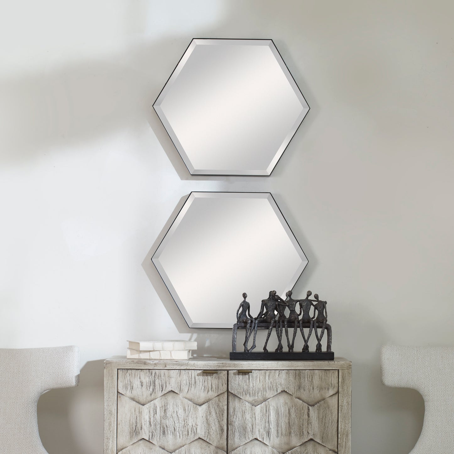 Uttermost 09762 Amaya Octagonal Mirrors, S/2