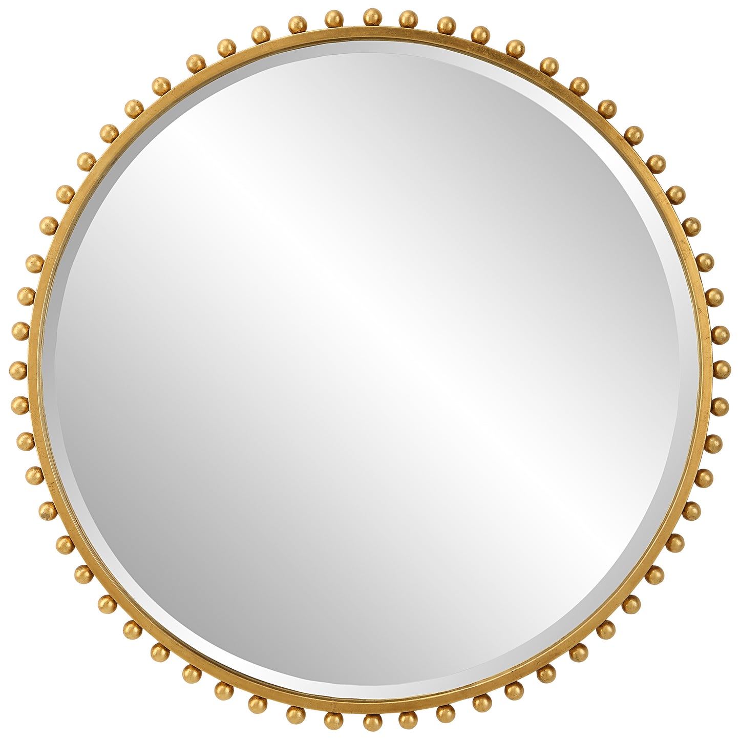 Uttermost 09777 Taza Gold Round Mirror