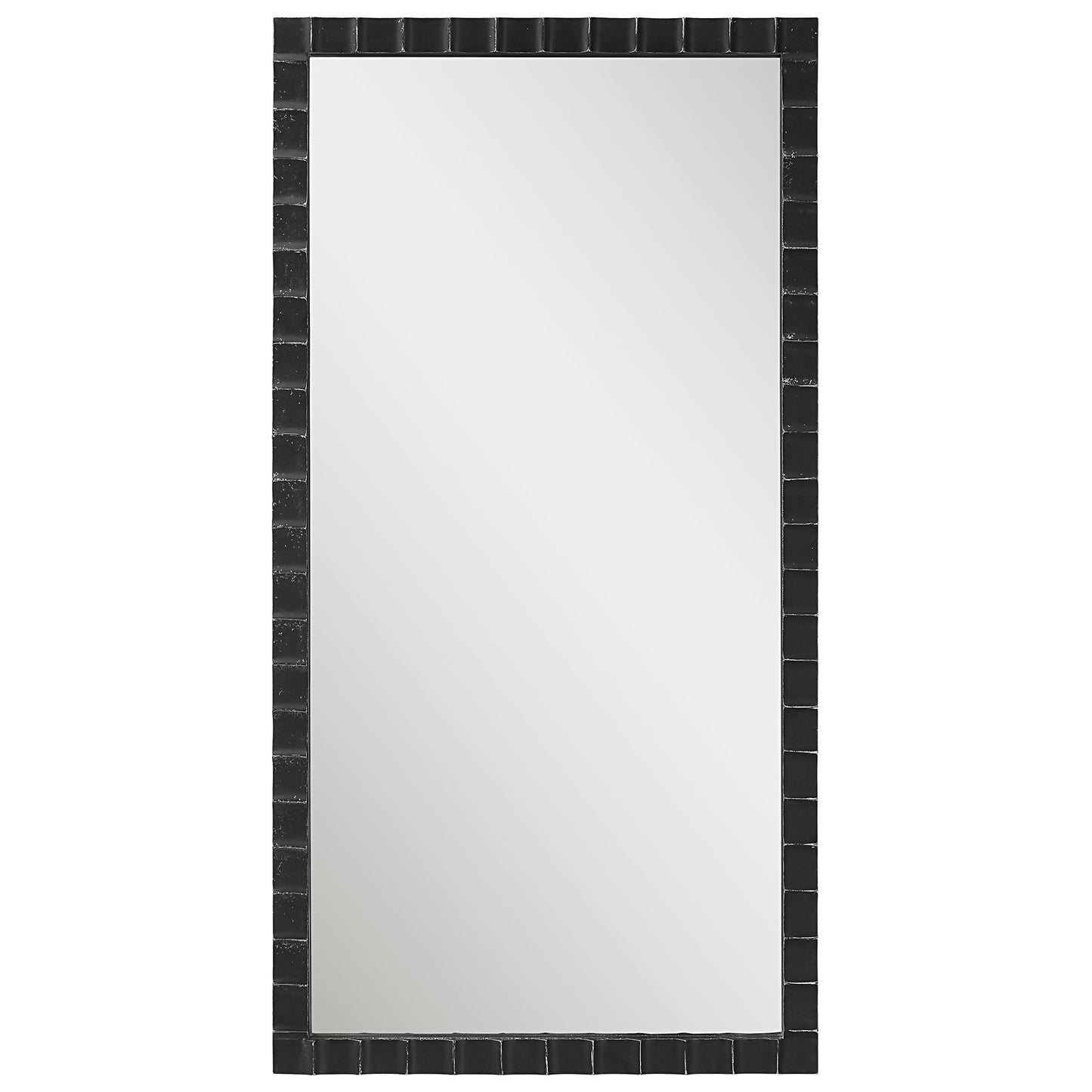 Uttermost 09780 Dandridge Black Industrial Mirror