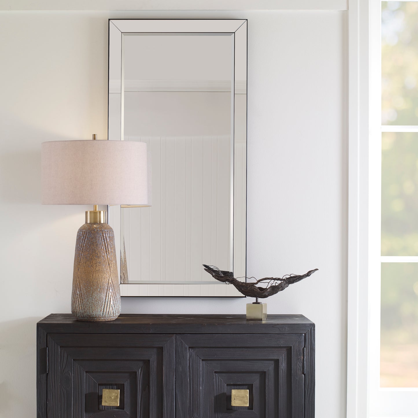 Uttermost 09778 Lytton Black Mirror