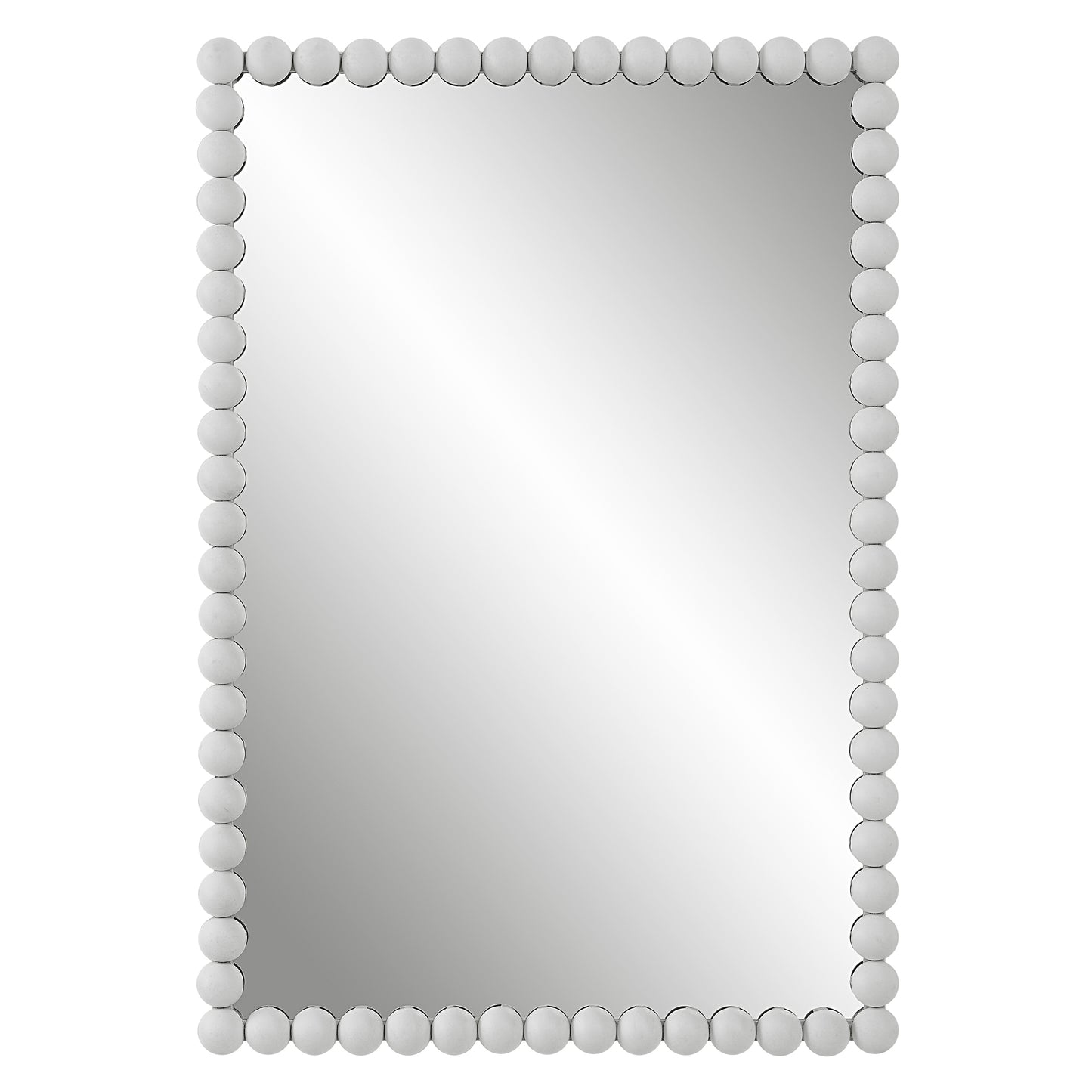 Uttermost 09790 Serna White Vanity Mirror