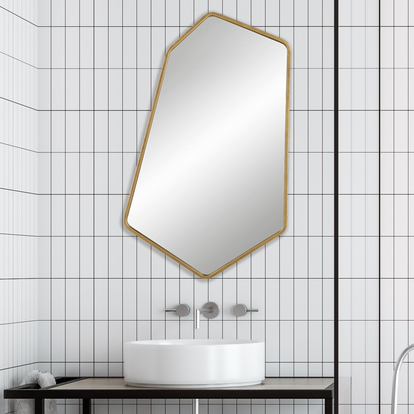 Uttermost 09826 Linneah Large Gold Mirror