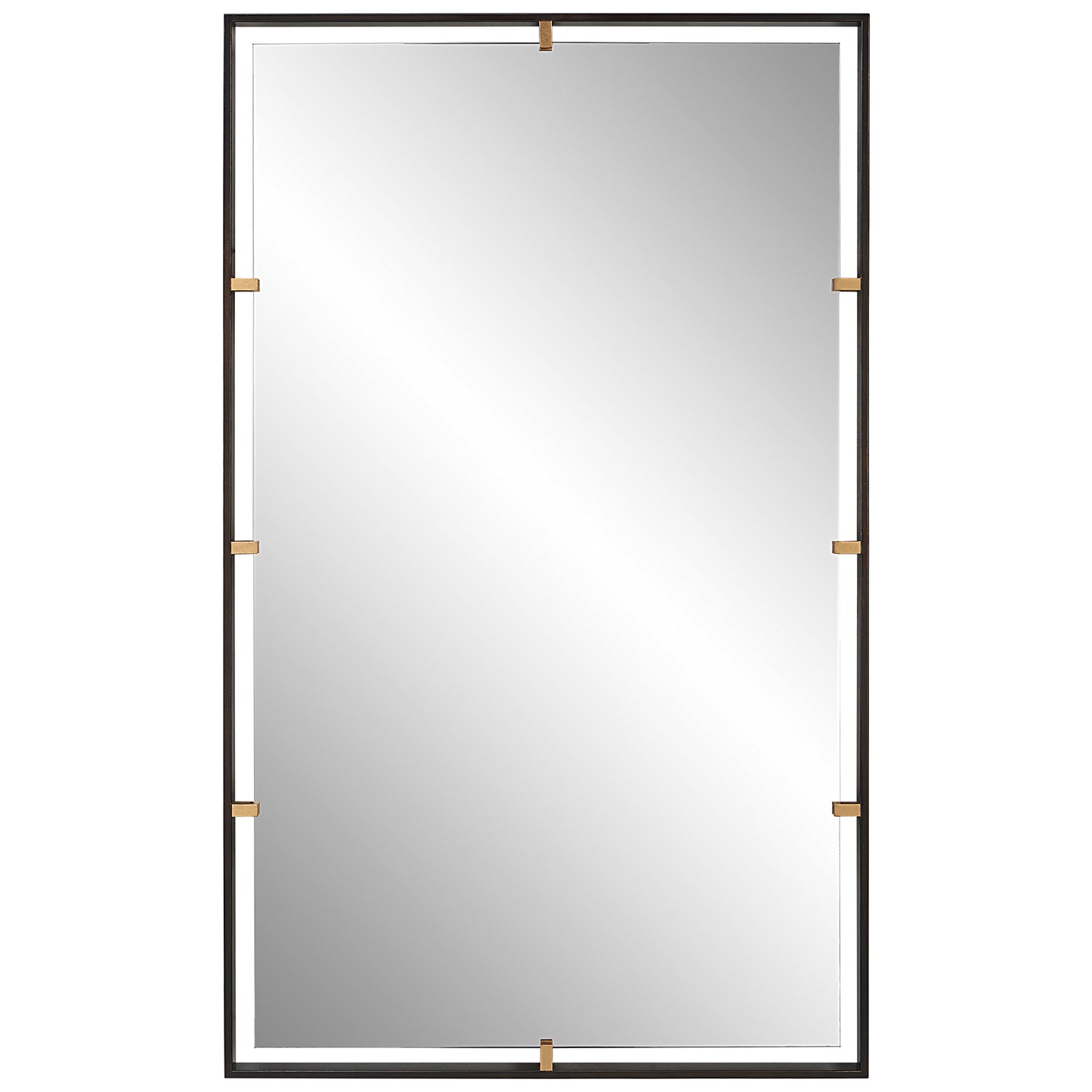 Uttermost 09845 Egon Rectangular Bronze Mirror