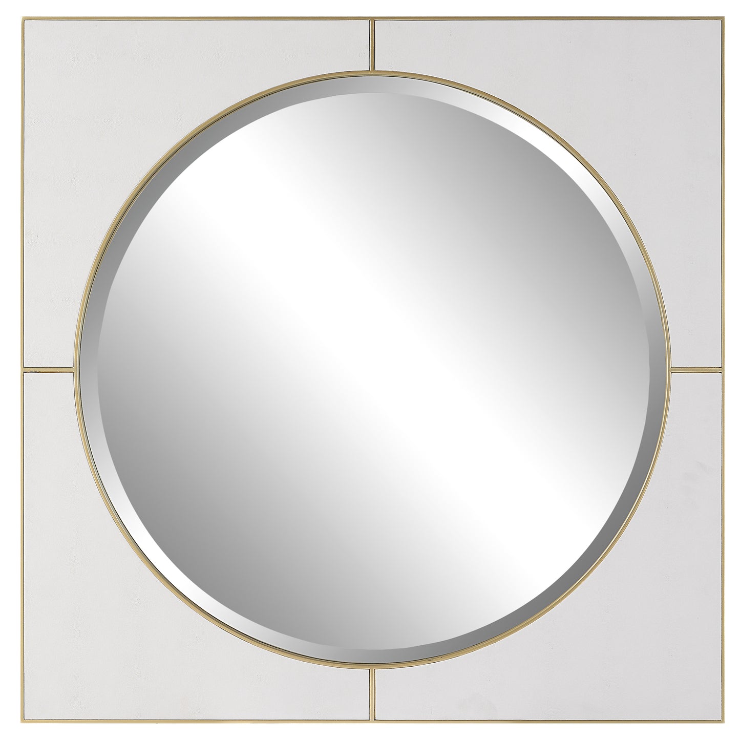 Uttermost 09817 Cyprus White Square Mirror