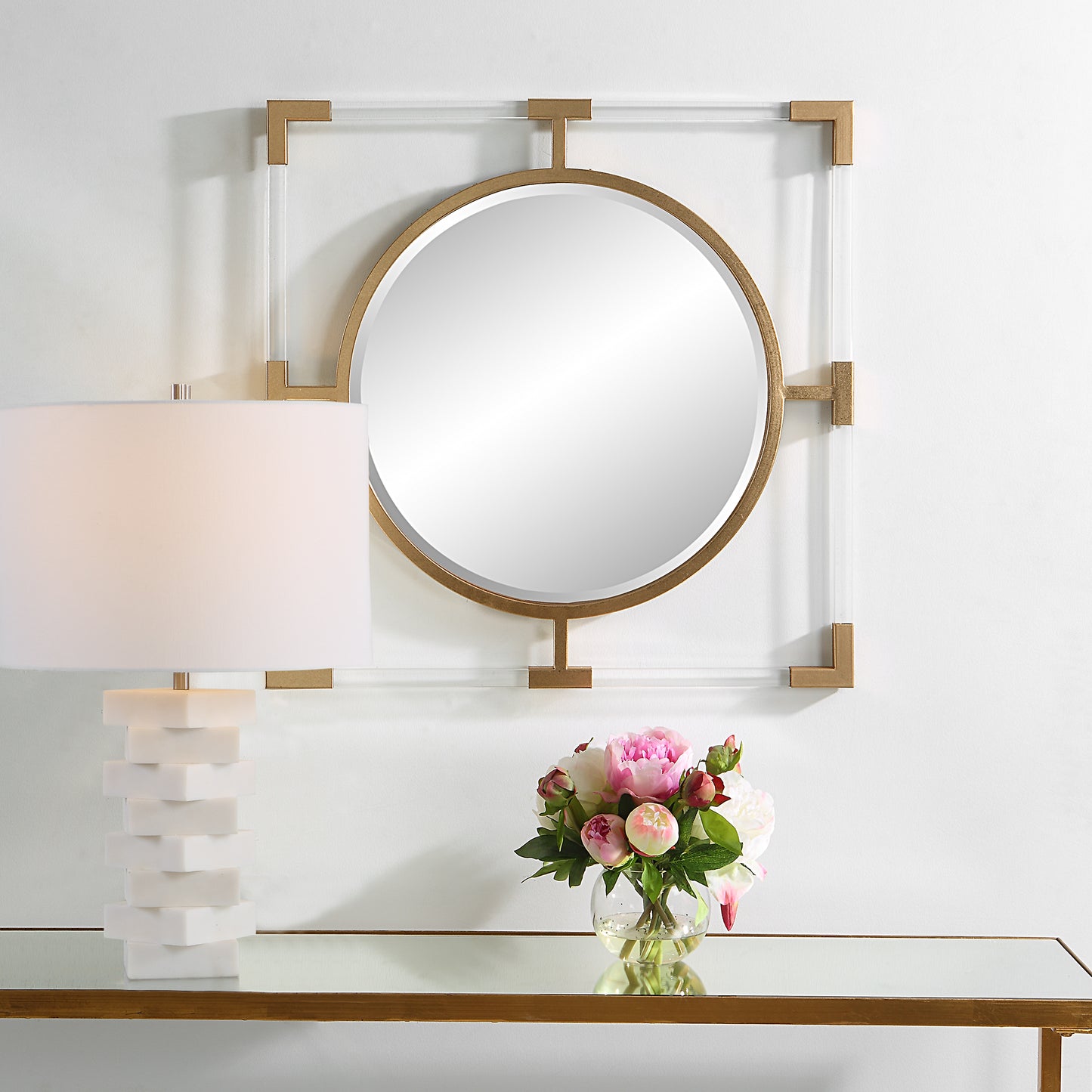 Uttermost 09884 Balkan Small Gold Mirror