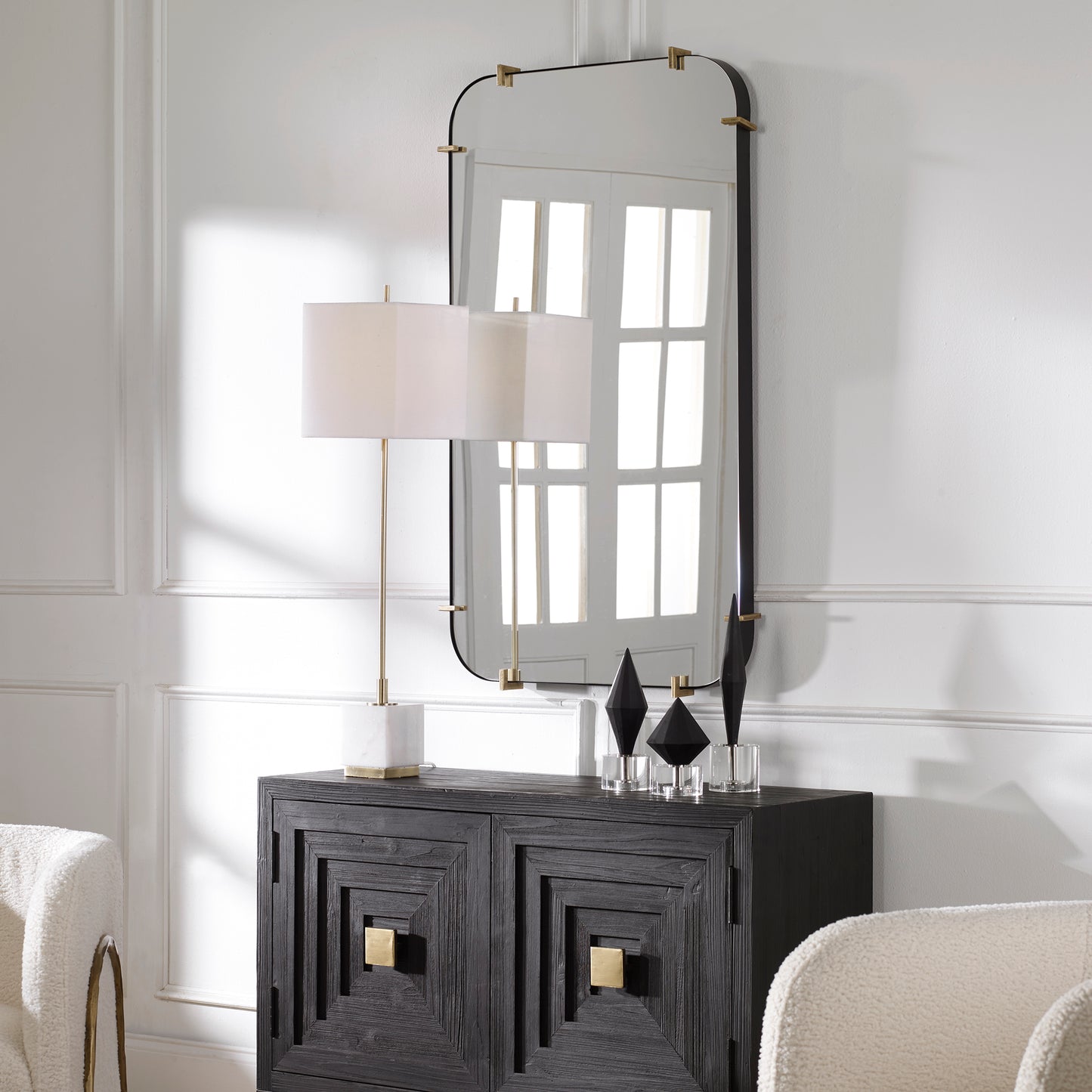 Uttermost 09888 Pali Industrial Iron Mirror