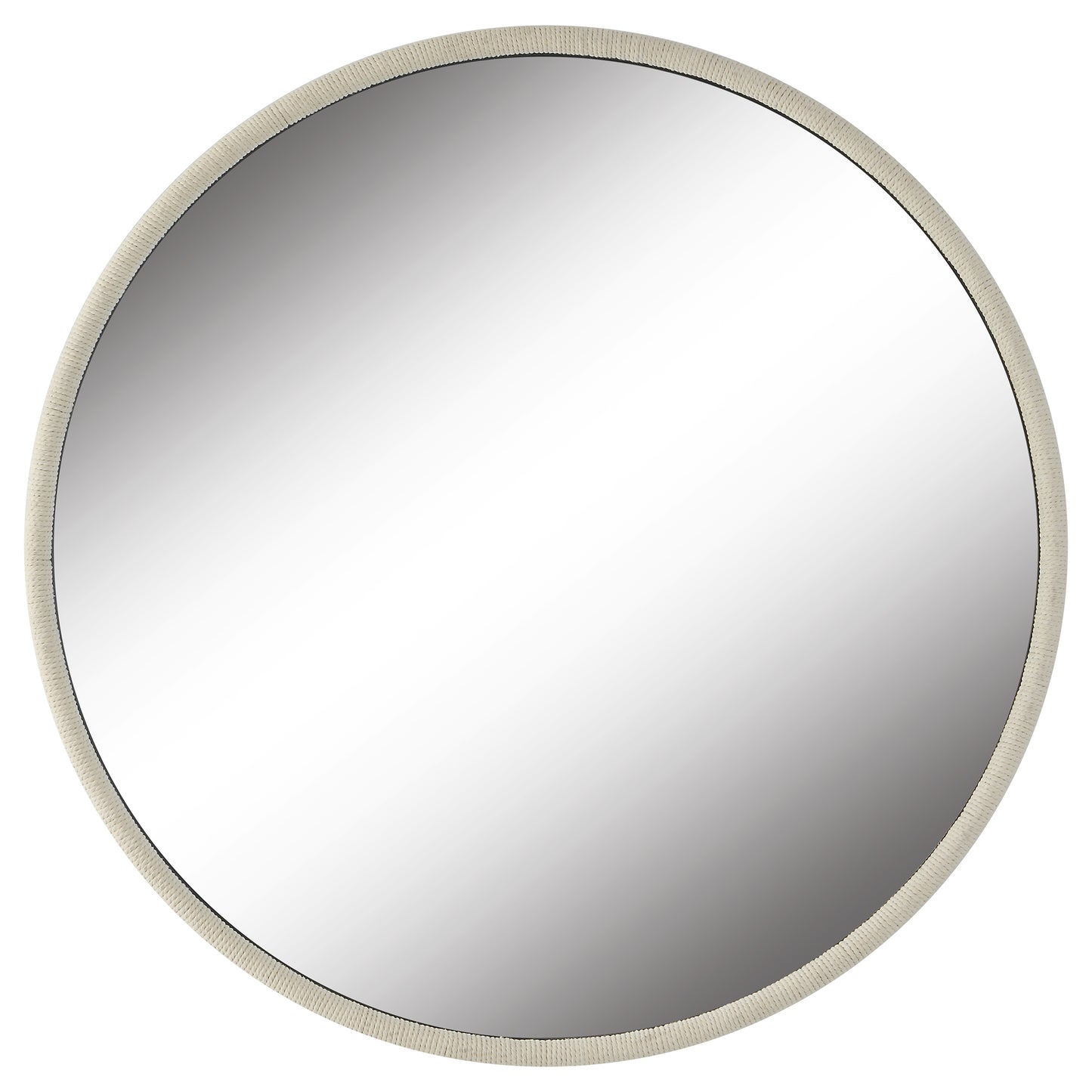 Uttermost 09908 Ranchero White Round Mirror