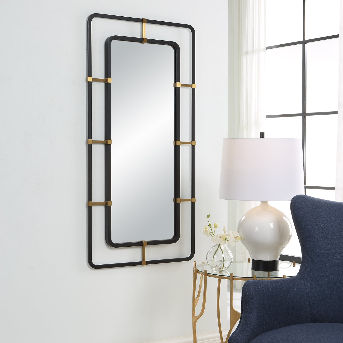 Uttermost 09905 Escapade Industrial Mirror