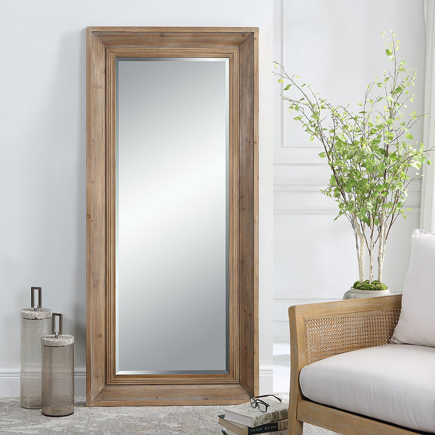 Uttermost 09913 Missoula Large Natural Wood Mirror