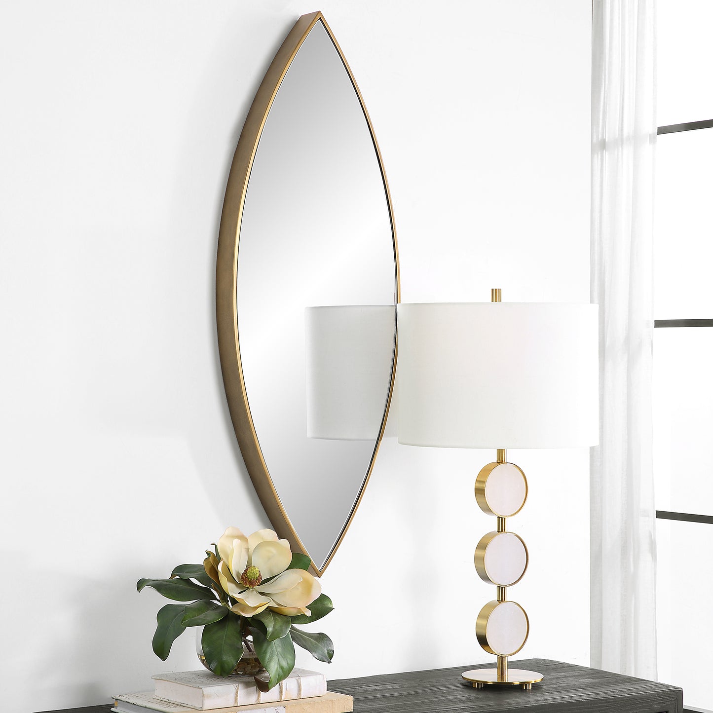 Uttermost 09915 Ellipse Gold Mirror
