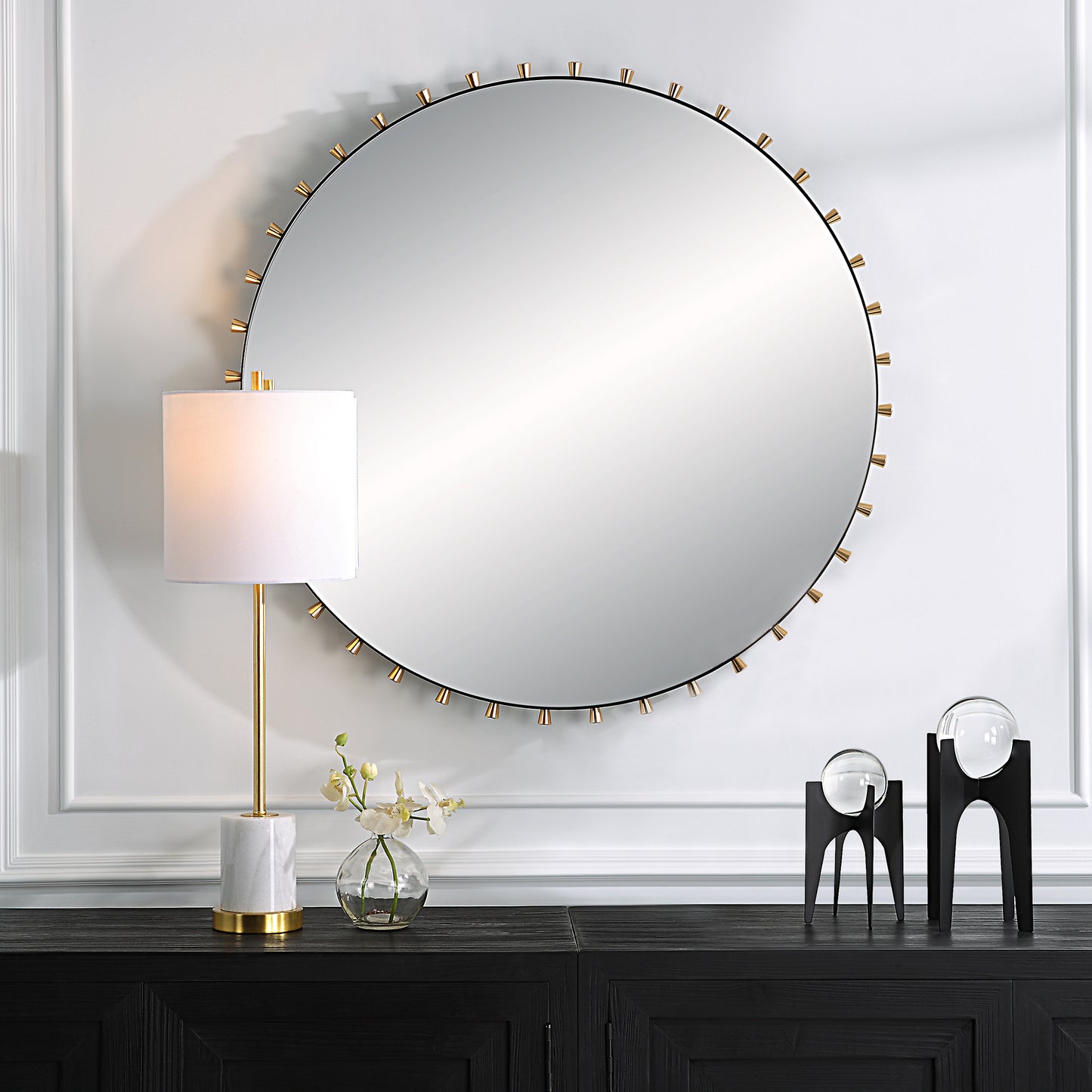 Uttermost 09936 Cosmopolitan Round Mirror
