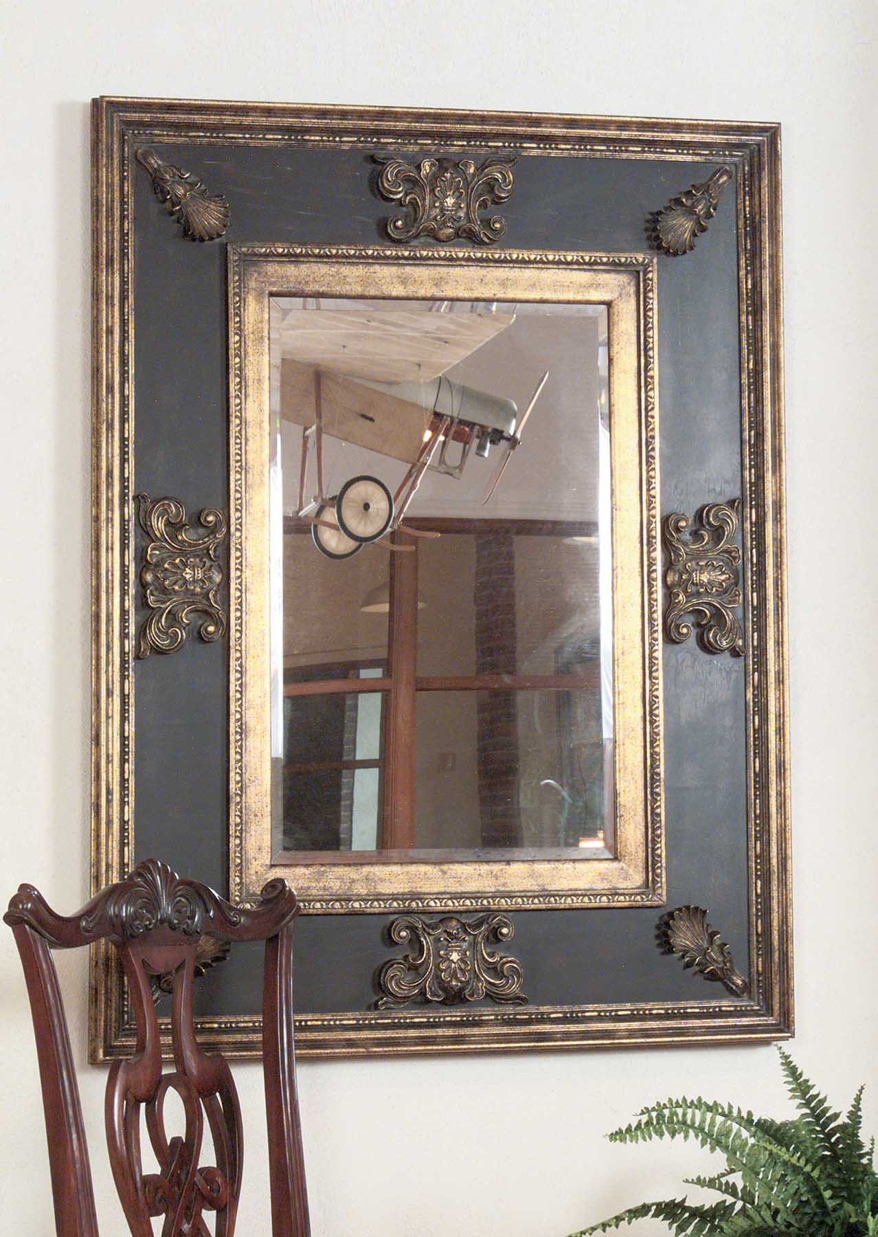 Uttermost 11173 B Cadence Antique Gold Mirror