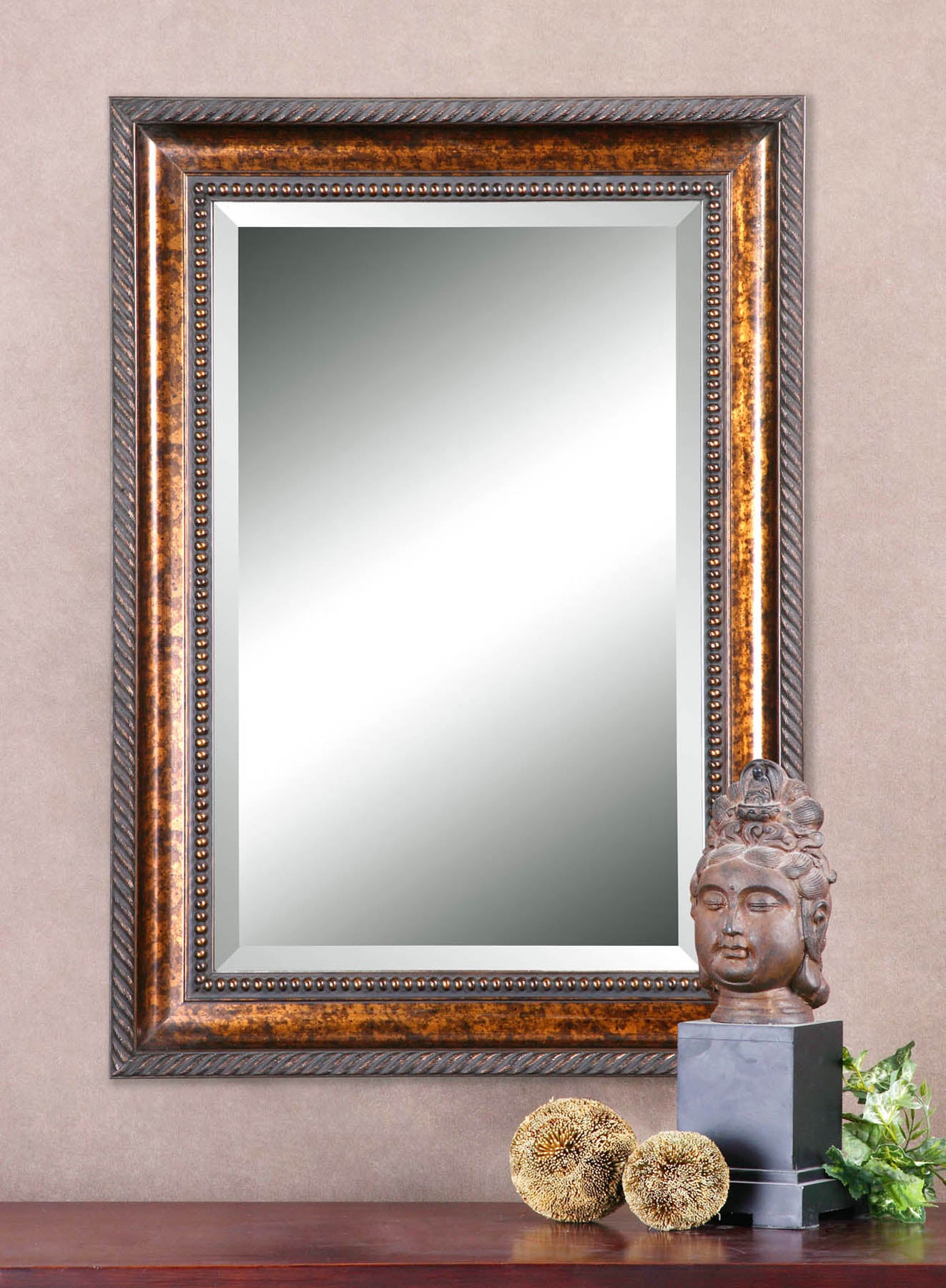 Uttermost 11291 B Sinatra Large Bronze Mirror