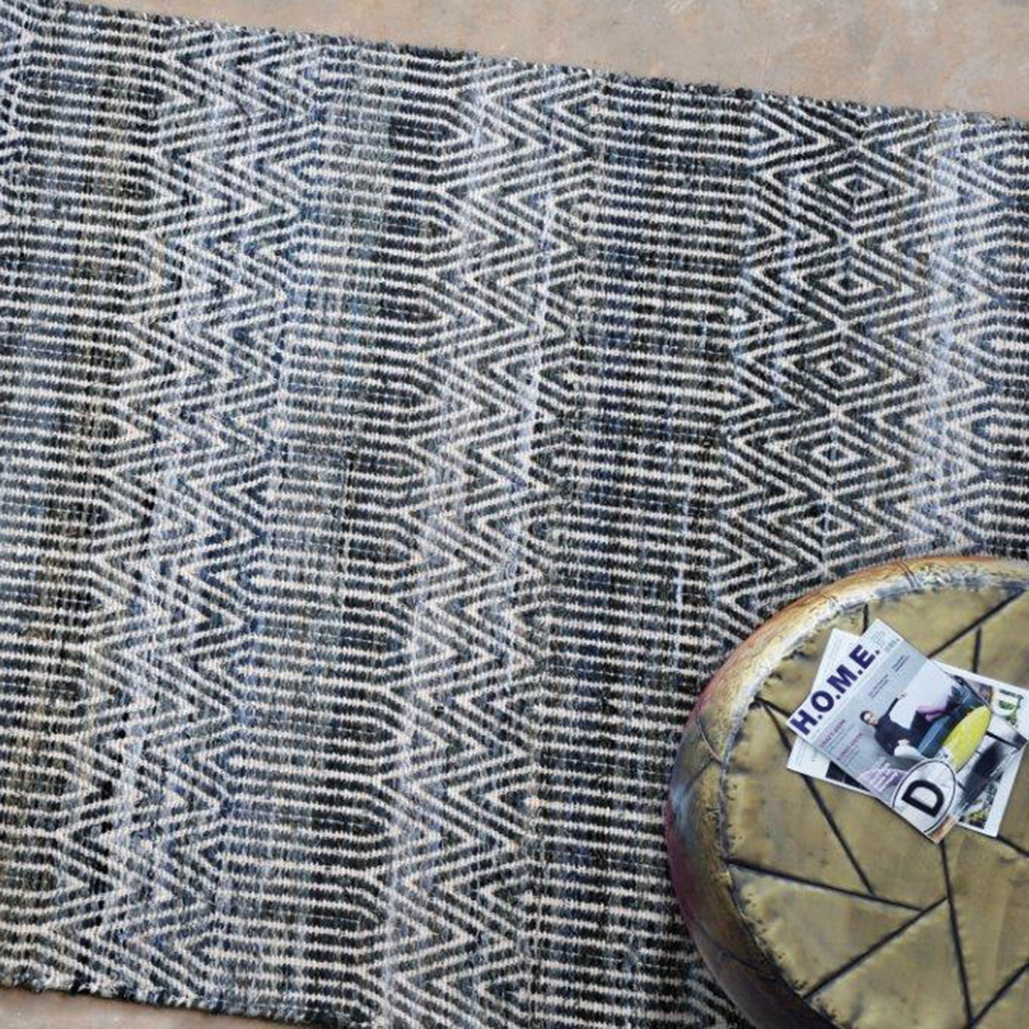 Uttermost 71085-9 Bolivia Blue 9 X 12 Rug