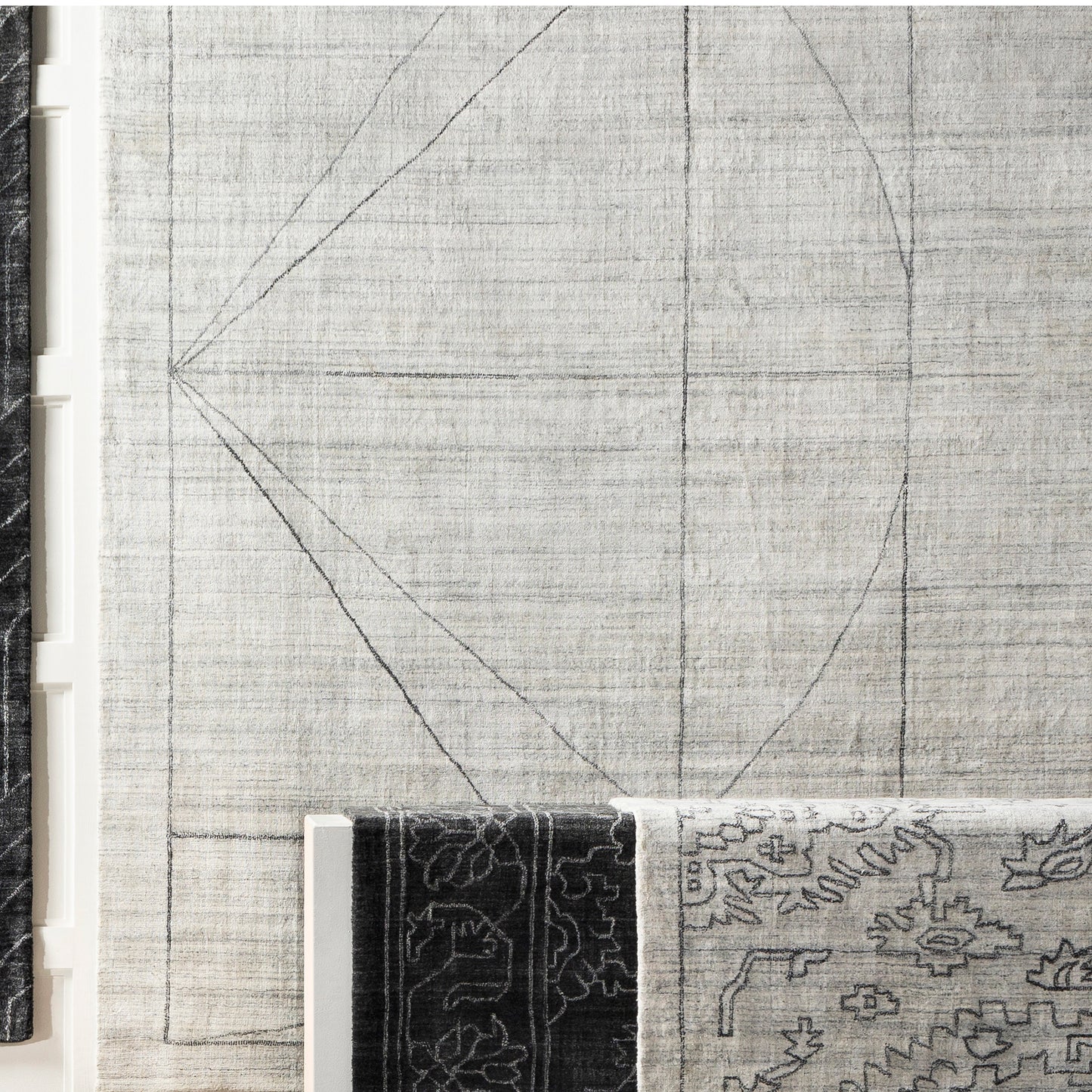 Uttermost 70033-8 Costilla Modern White 8 X 10 Rug