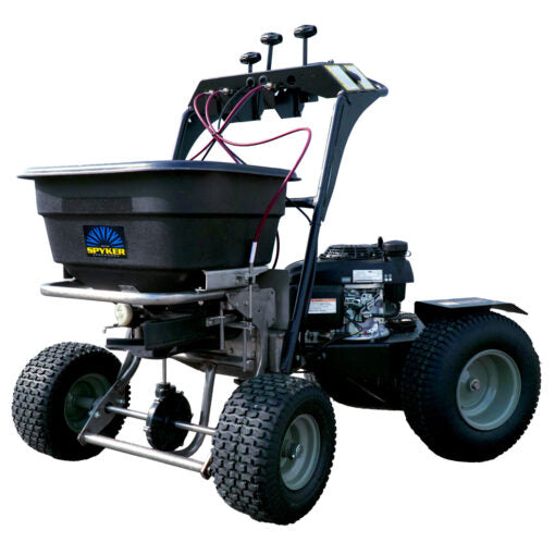 Spyker S100-12020 Pro-Series 120lb Ride On Spreader & Top Dresser – Richardson Roots Spyker S100-12020 Pro-Series 120lb Ride On Spreader & Top Dresser – Richardson Roots