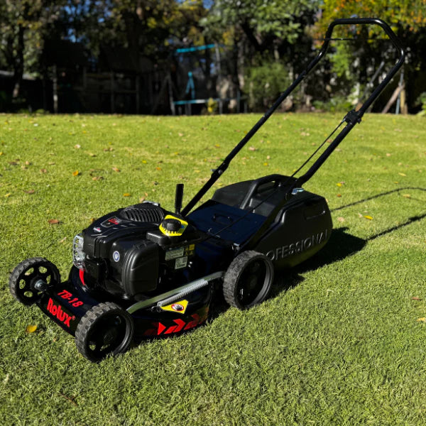 Rolux TB-18 Tri-Blade Hybrid Rotary Mower