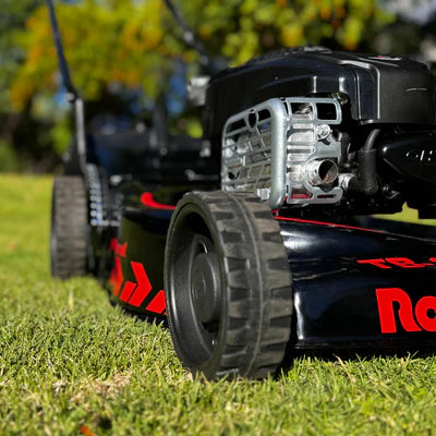 Rolux TB-18 Tri-Blade Hybrid Rotary Mower