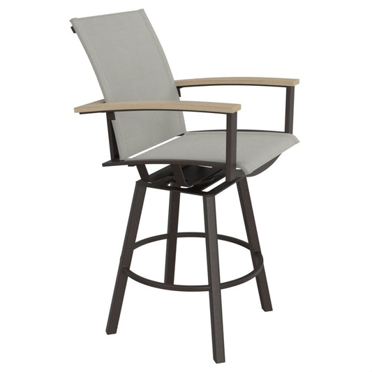 OW Lee Sling Swivel Bar Stool