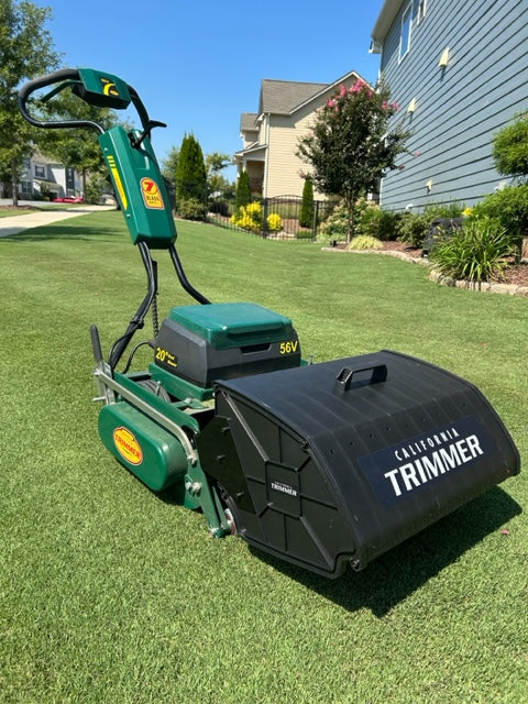 California Trimmer 20" Crossover Battery Electric Reel Mower
