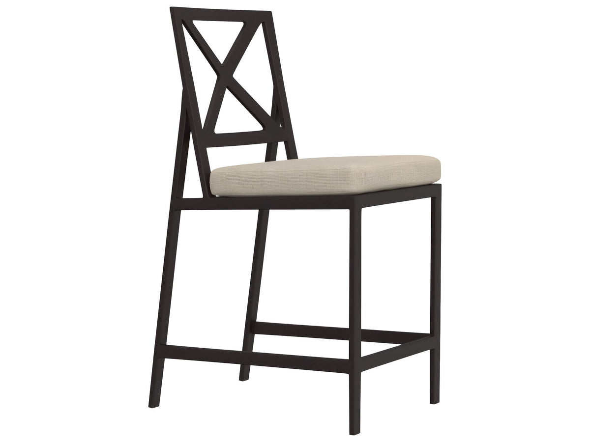 OW Lee Marin Wrought Aluminum Counter Stool