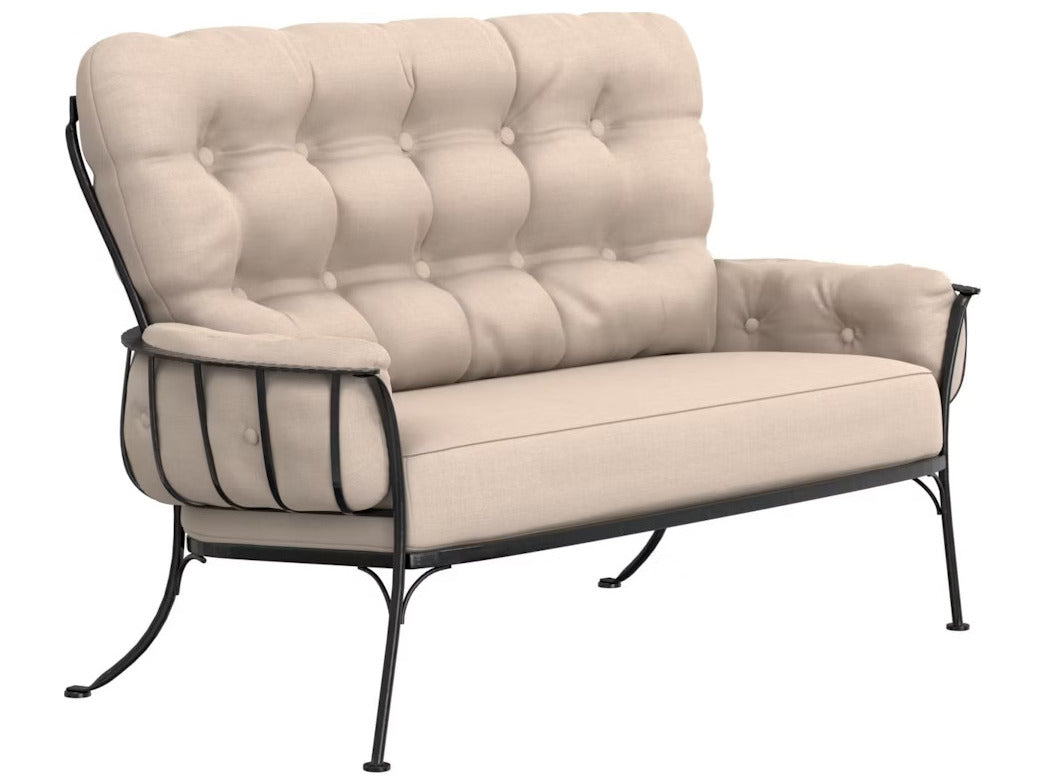 OW Lee Monterra Urban Scale Wrought Iron Loveseat