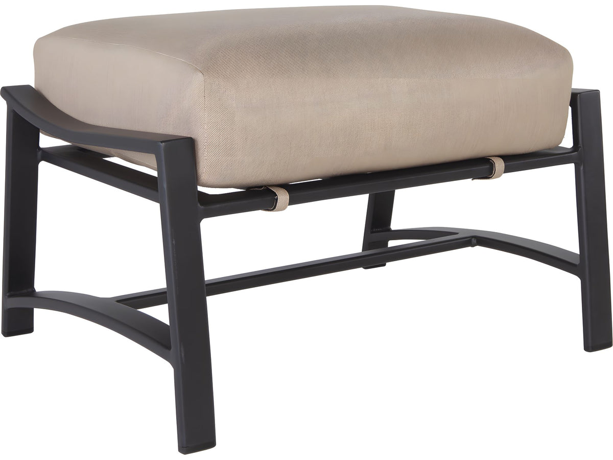 OW Lee Avana Cushion Aluminum Ottoman