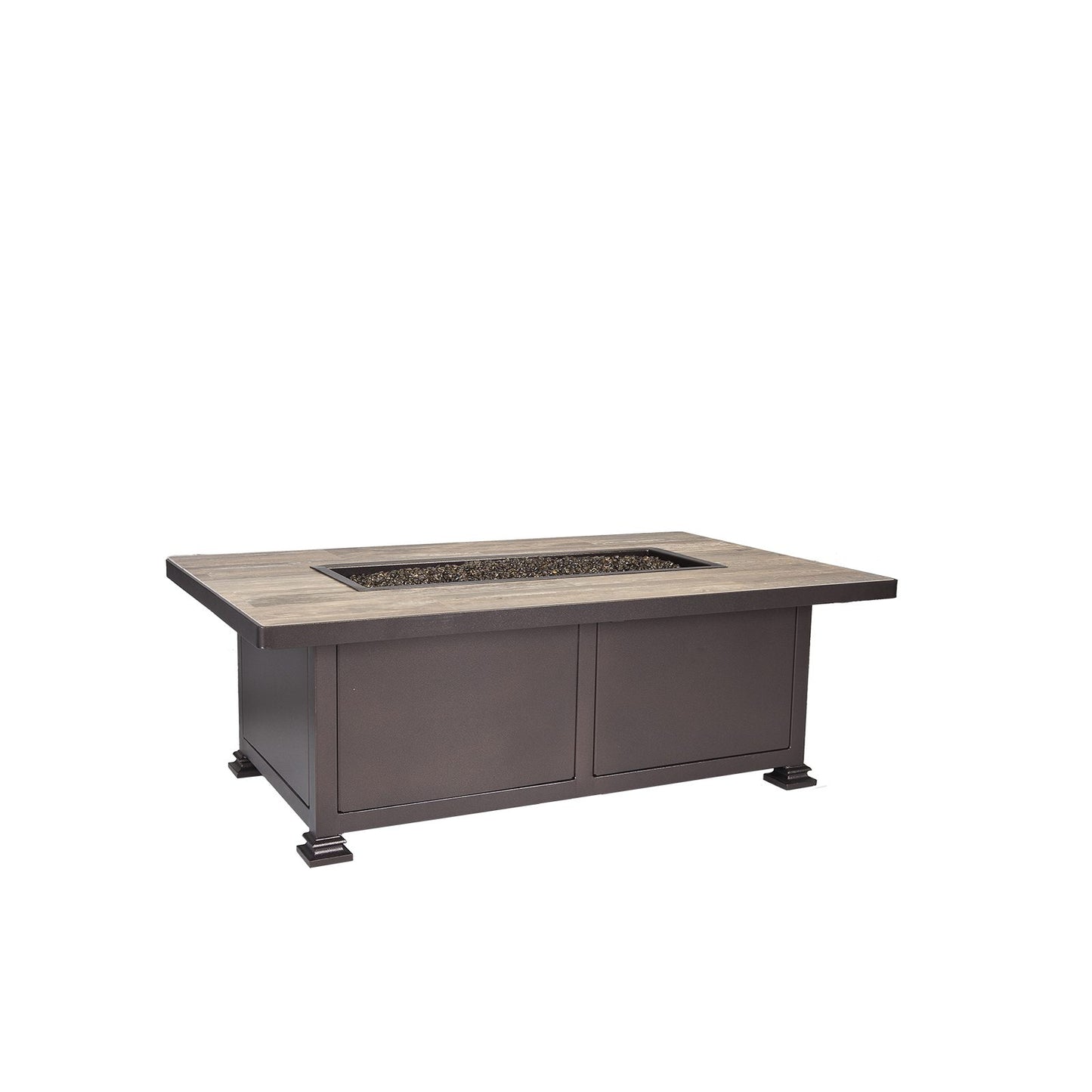 OW Lee Santorini 30" x 50" Occasional Height Fire Pit Table